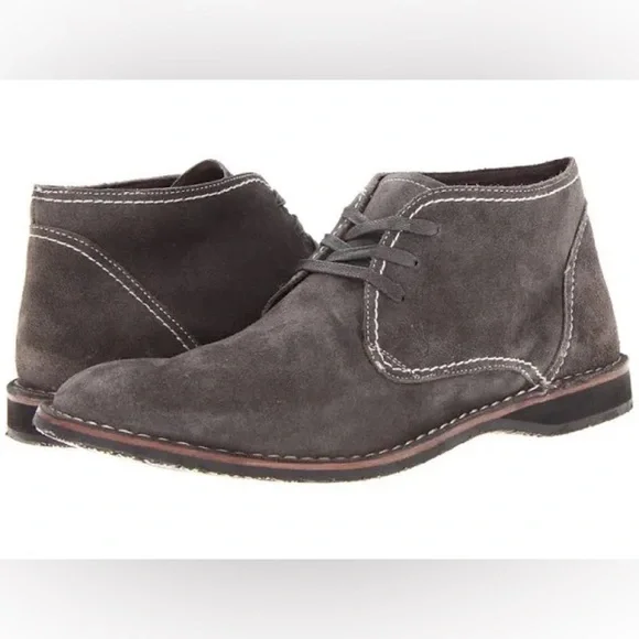 John Varvatos  Brown Suede Chukka Hipster Star USA Size 8 Mens 11 M John Varvatos Star USA Hipster Chukka Boots Brown  main image 2